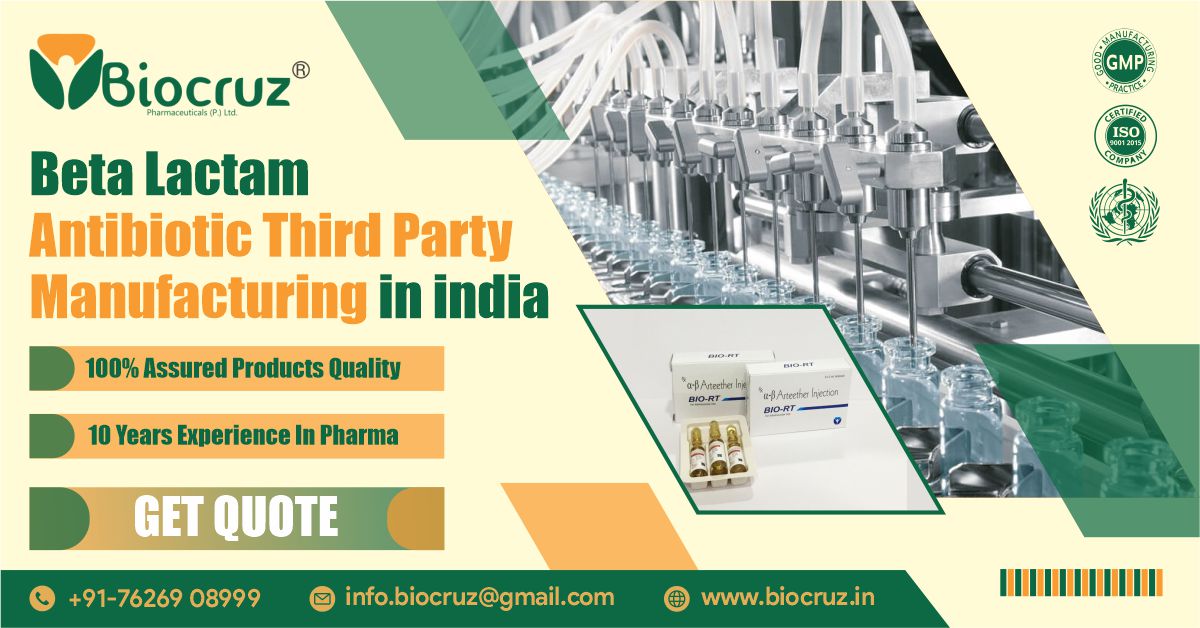 Beta-Lactam Antibiotic Third Party Manufacturing in India