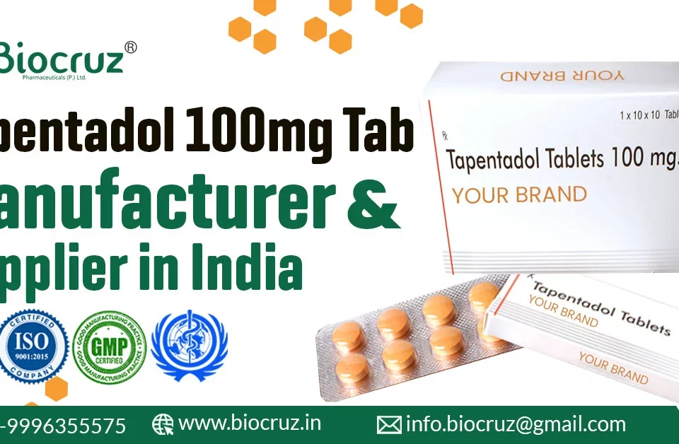 Tapentadol 100mg Tablets Manufacturer